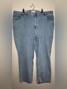 Abercrombie & Fitch Curve Love 90s Straight Ultra High Rise Jeans 37 24R Plus